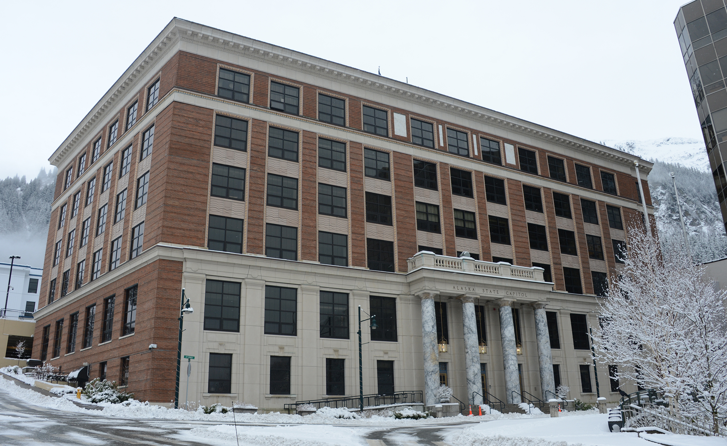 Alaska landmark or civic architecture for statewide court reporting coverage
