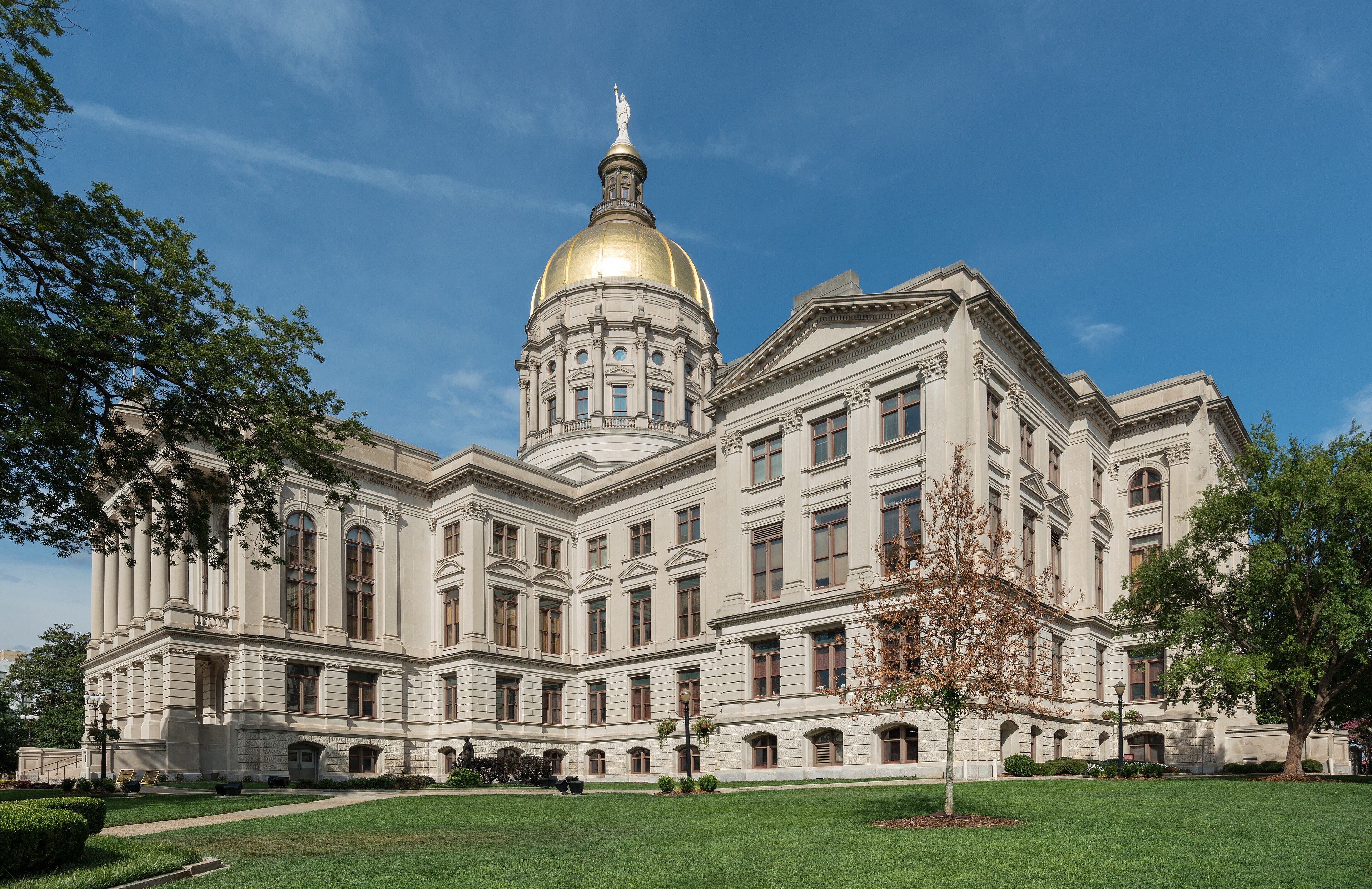 Georgia landmark or civic architecture for statewide court reporting coverage