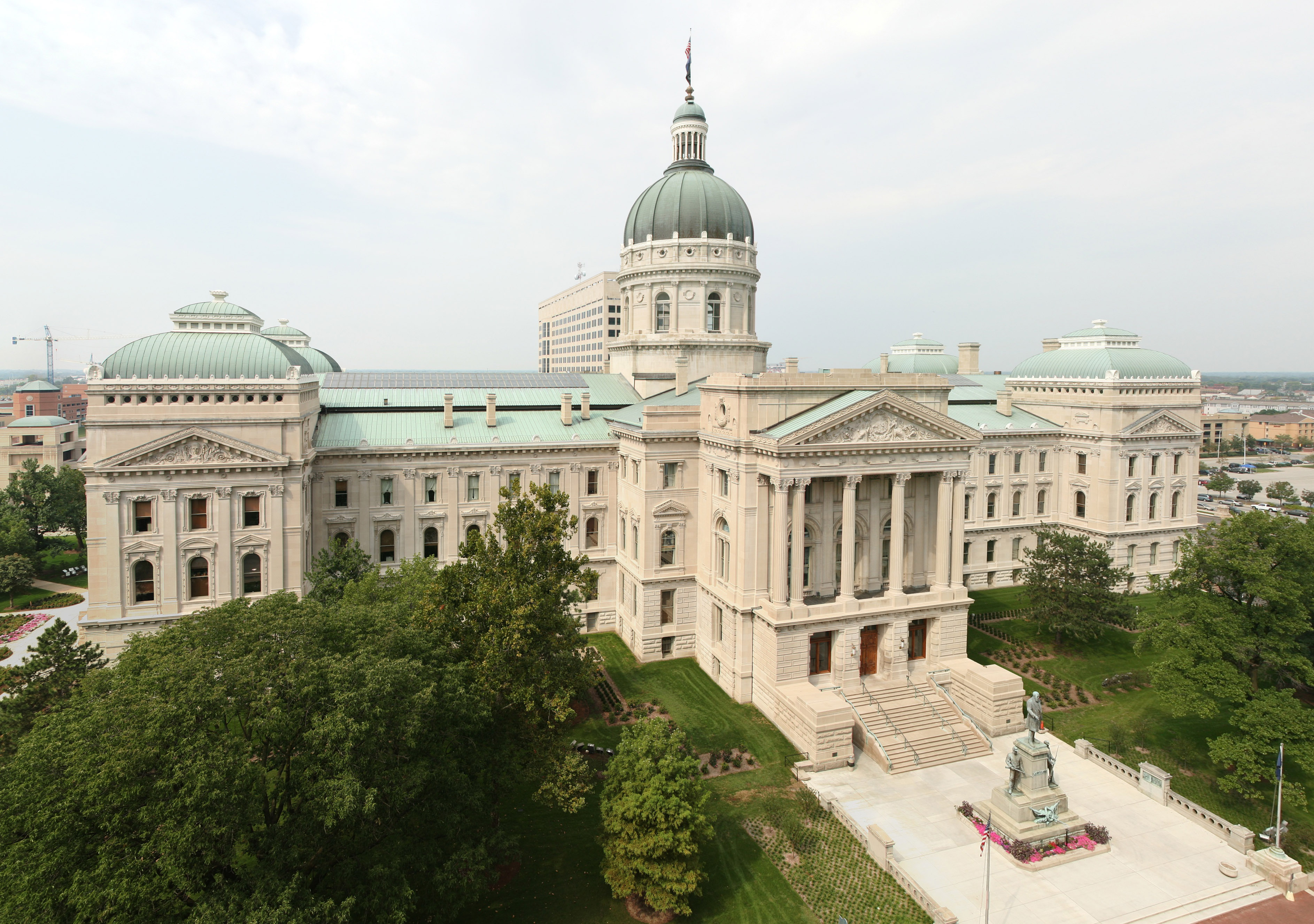 Indiana landmark or civic architecture for statewide court reporting coverage