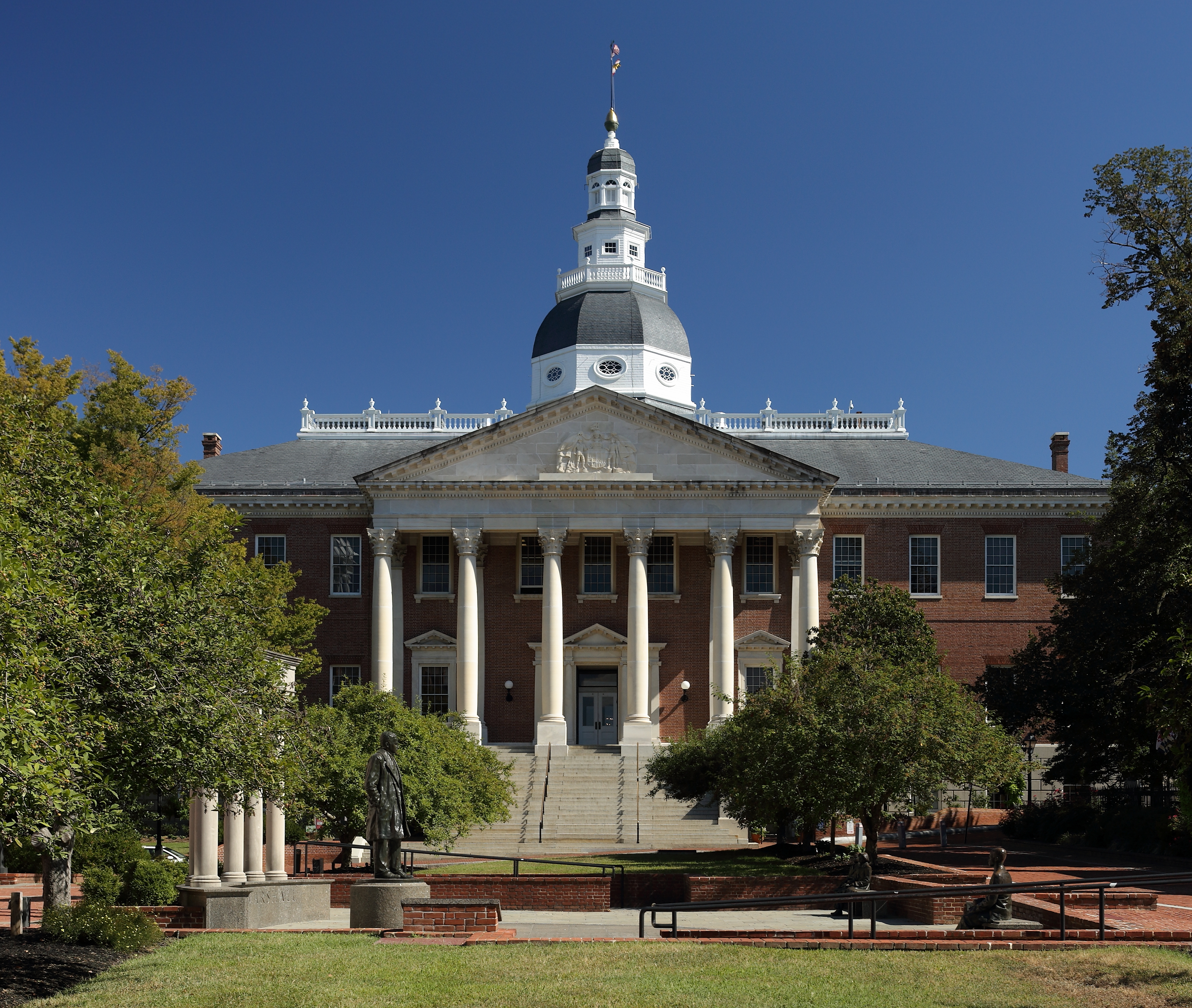 Maryland landmark or civic architecture for statewide court reporting coverage