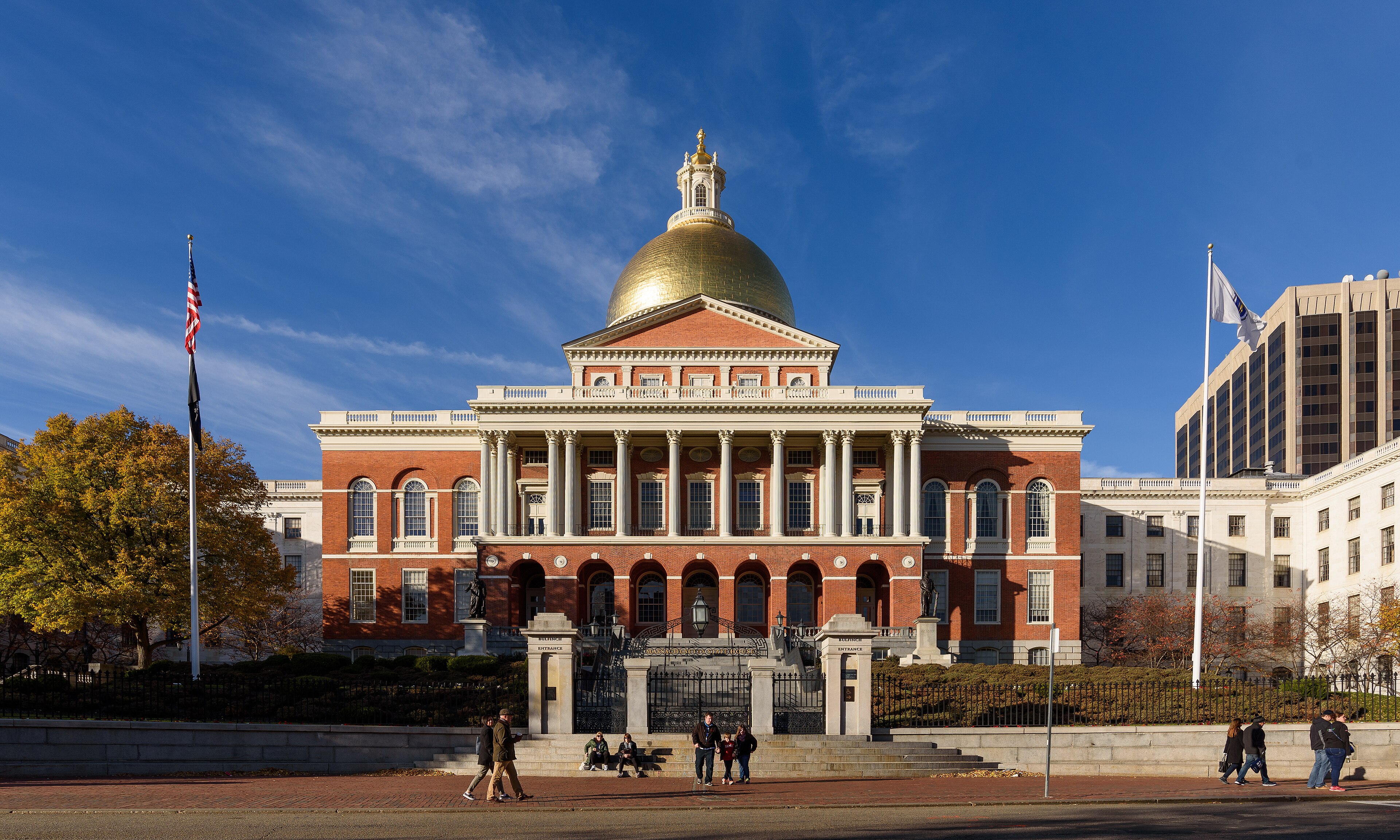 Massachusetts landmark or civic architecture for statewide court reporting coverage