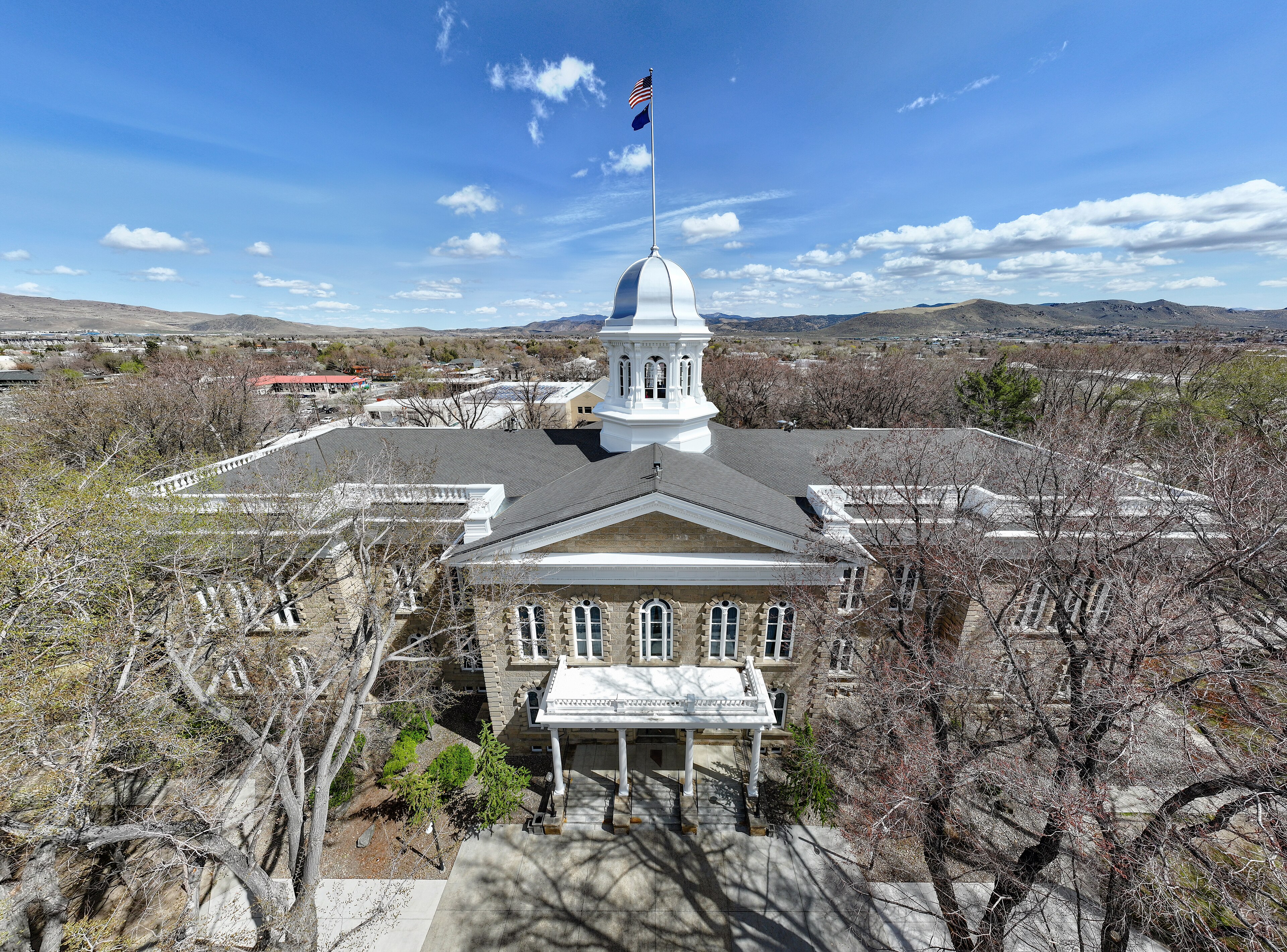 Nevada landmark or civic architecture for statewide court reporting coverage