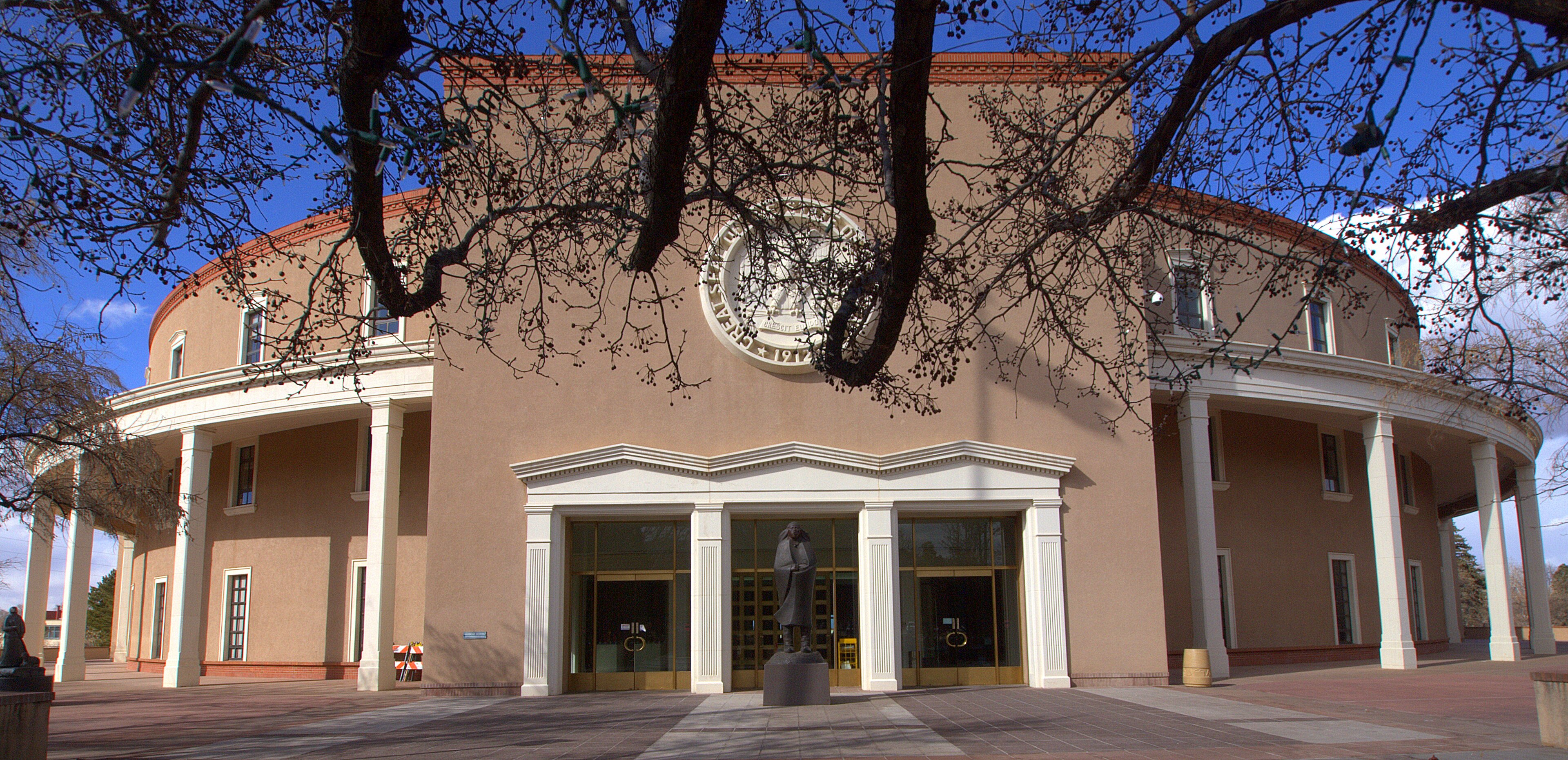 New Mexico landmark or civic architecture for statewide court reporting coverage