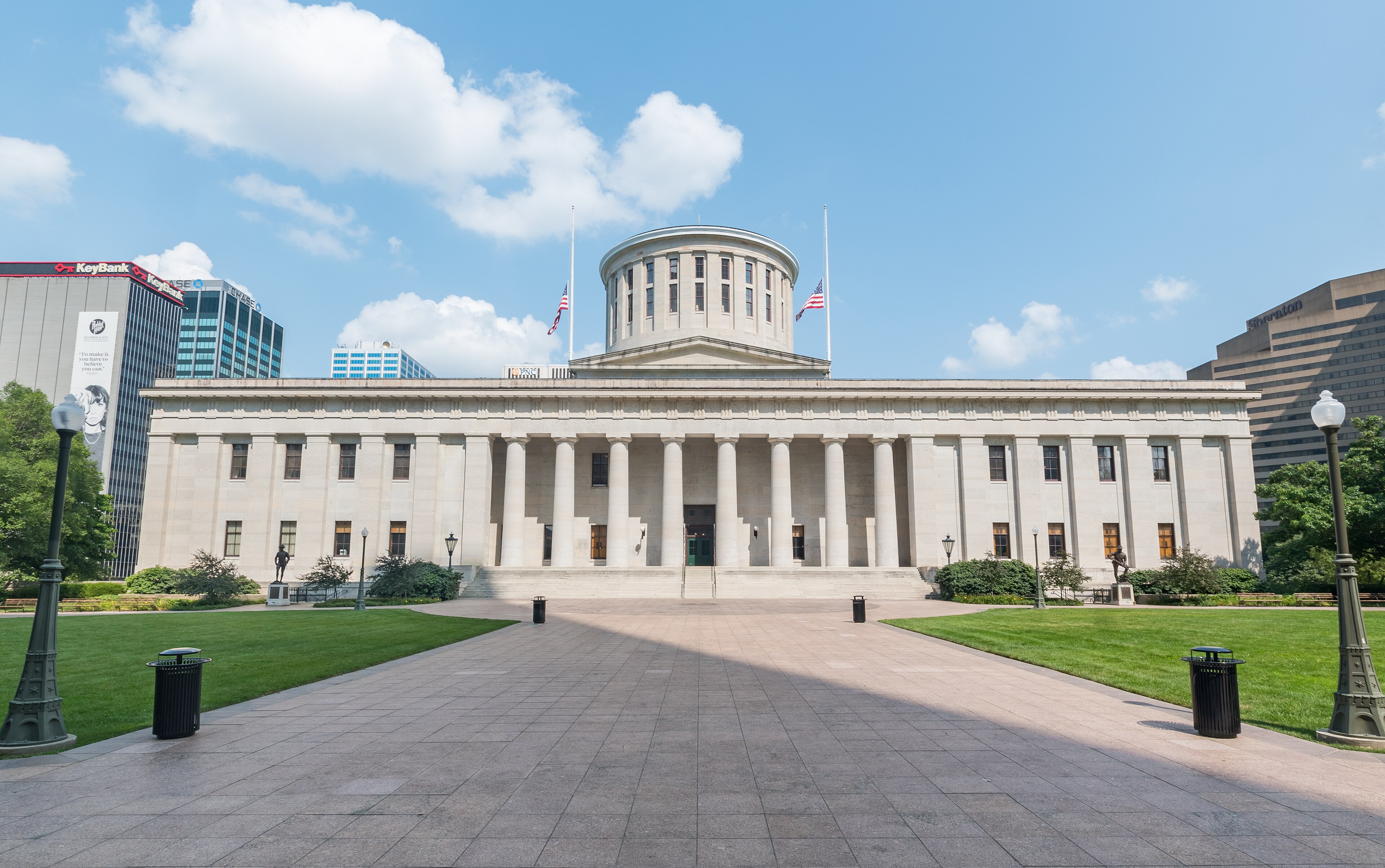 Ohio landmark or civic architecture for statewide court reporting coverage