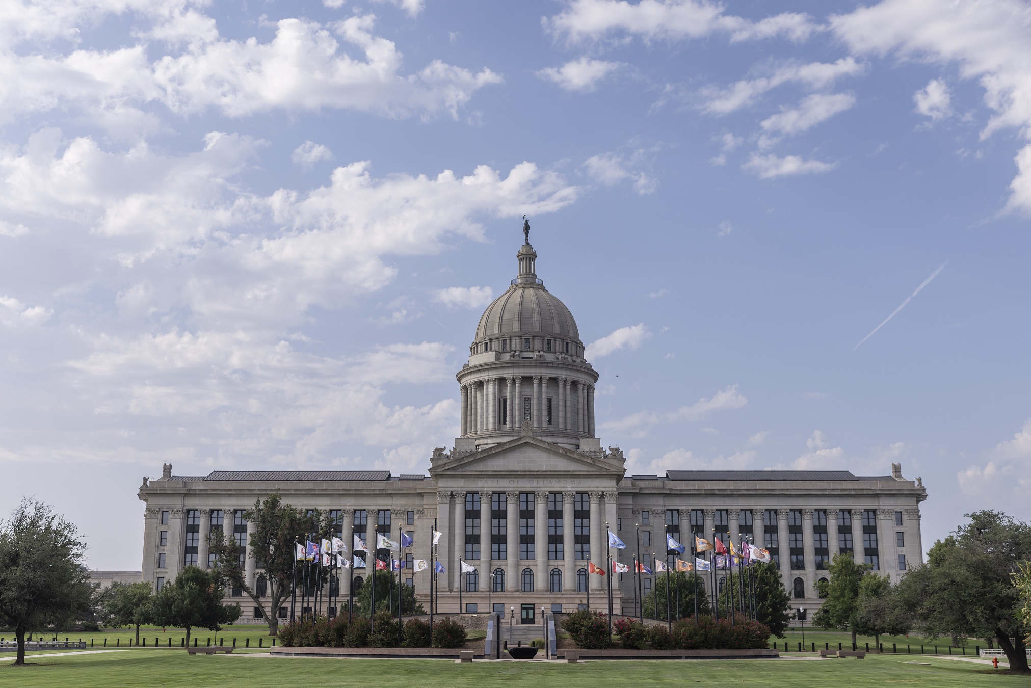 Oklahoma landmark or civic architecture for statewide court reporting coverage