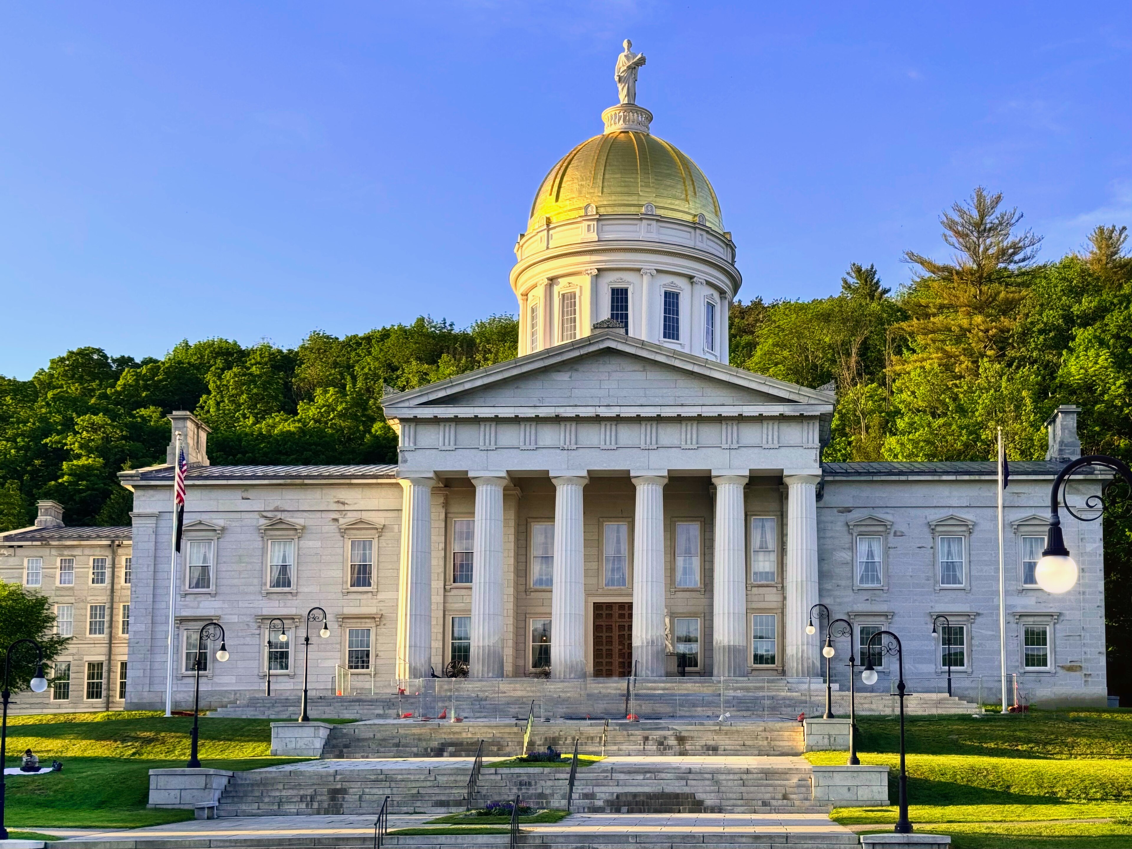 Vermont landmark or civic architecture for statewide court reporting coverage
